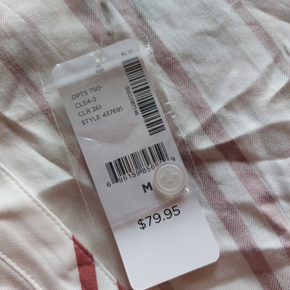 Thyme maternity dress button up draw string Size M - Picture 6 of 8